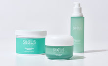 Load image into Gallery viewer, Silcus derma healing silk Set - Toner Pad ( 70 units / 150ml ), Serum (50ml), Cream (50g) Made in Korea
