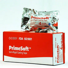 Load image into Gallery viewer, PrimeSoft Semi-Rigid Casting Tape - 7.6cm x 3.6m (3in x 4yd) - Orange - Made in Korea
