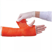 Load image into Gallery viewer, PrimeSoft Semi-Rigid Casting Tape - 7.6cm x 3.6m (3in x 4yd) - Orange - Made in Korea
