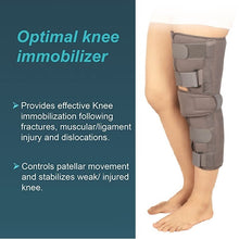 Load image into Gallery viewer, Knee Immobilizer 14&quot; &amp; 19&quot; Grey Size: S/M/L ( Right &amp; Left Leg )
