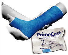 Load image into Gallery viewer, PrimeSoft Semi-Rigid Casting Tape - 10.2cm x 3.6m (4in x 4yd) - Blue - Made in Korea
