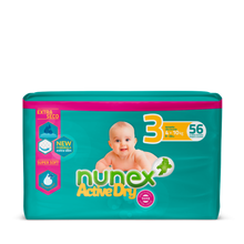 Load image into Gallery viewer, nunex -BABY Diaper 4-10 KG / 56pcs size 3
